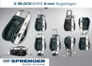HS Sprenger 8mm S-Block Serie Kugellager
