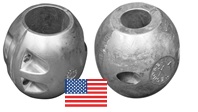 Anode Shaft USA Typ Kugelform Tecnoseal Aluminium