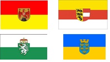 Bundeslandflaggen Österreich