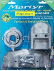 Alpha 1  Gen 2 1991 bis heute   Anoden Set Magnesium