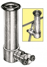 Angelrutenhalter fr Reling-, Heck- oder Handlaufmontage Fr Rohr-20/30  mm