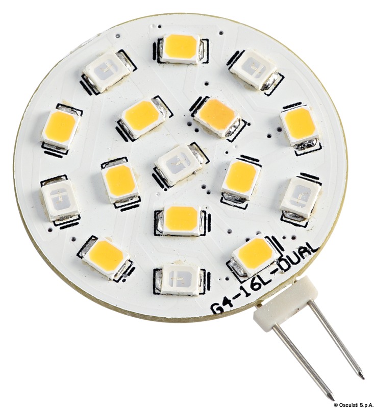 SMD LED-Glühbirne, zweifarbig. Mit G4 Lampensockel Farb