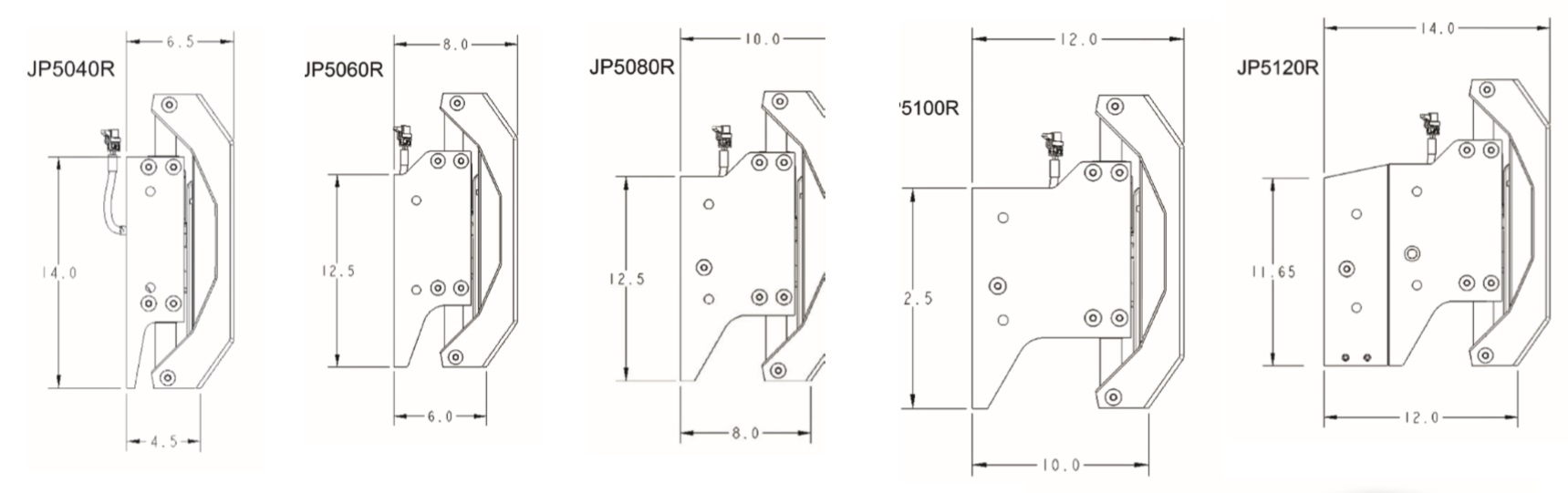 Seastar Electro hydraulic Jack Plate powerlift, 8 Inch