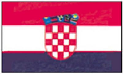 Lnderflaggen Schifffahrt Flagge Croatien Mae 700 x 1000mm
