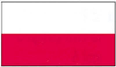 Lnderflaggen Schifffahrt Flagge Polen Mae 400 x 600mm