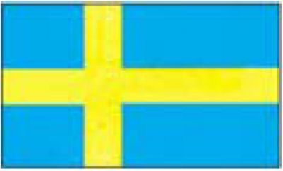 Lnderflaggen Schifffahrt Flagge Schweden Mae 200 x 300mm