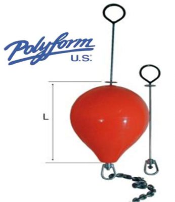 Anlegeboje Polyform Typ CMB-2 Lnge 480mm Farbe: rot
