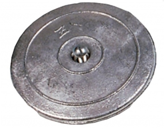 Ruderblattanode Zink Durchmesser 90mm