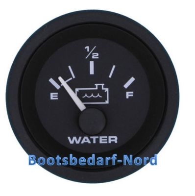 Wassertankanzeige - Water Tank Gauge  Ausfhrung Geber 10-180 Ohm (VDO)   Premier Pro