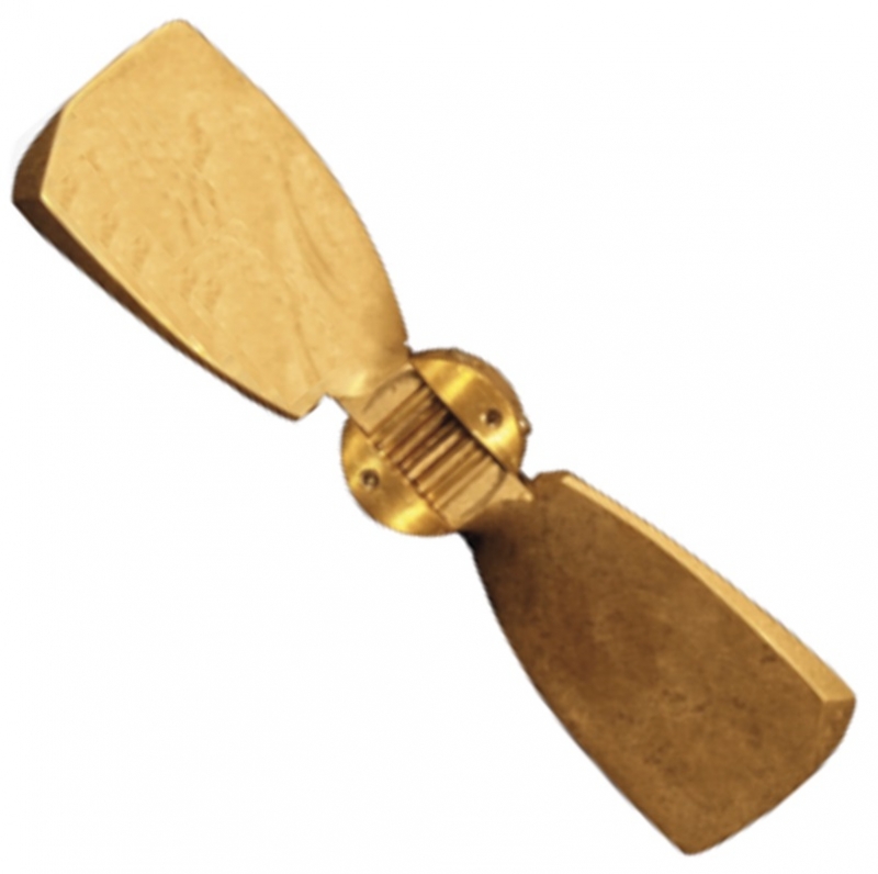 2-Blatt Faltpropeller bronze Durchmesser = 13  Steigung = 08