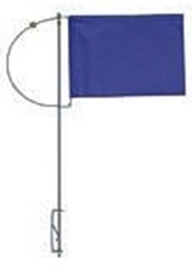 Verlicker mit Seitenhalter und blauen Tuch 150mm mit Gegengewicht