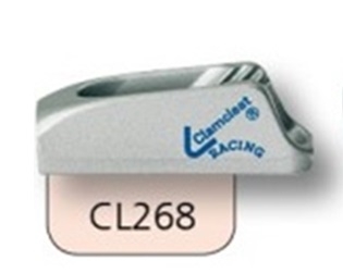 Clamcleat Tauklemmen - Klemmen fr 1-4mm Tauwerk - mit Leitse CL268