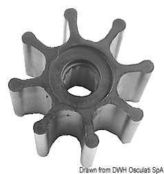 Impeller Innenborder fr Volvo Penta Original-Artikelnummer 877061-2, 875593-2, 3841697-2