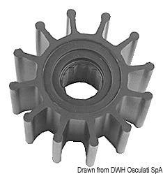 JOHNSON  Flgelrad Impeller Original-Art. Nr. 09-1027B-9