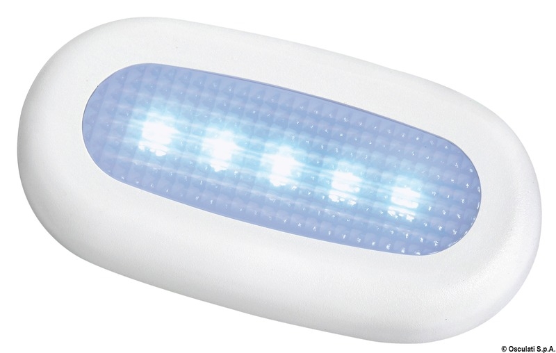 LED-Orientierungsleuchte, ohne Einbau.  Farbe LED blau