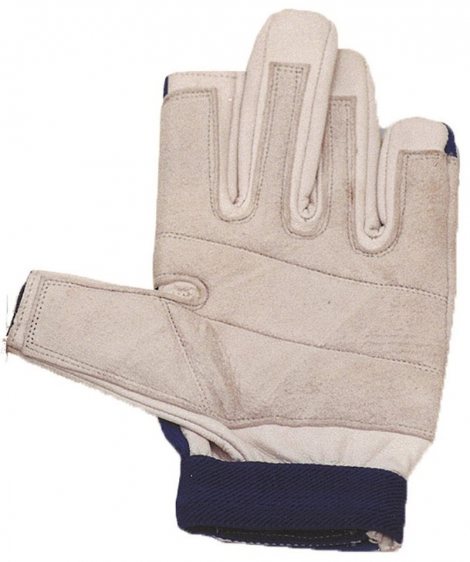 Handschuhe Leder Super Soft, 2 Fingerkuppen geschnitten Gre: S