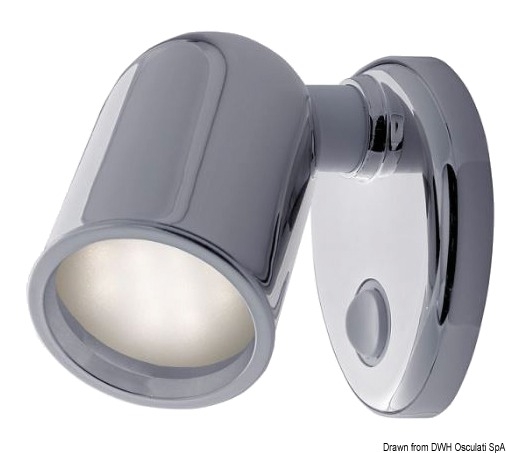 LED Strahler Tube ABS verchromt 8 bis 30 V 2,4 W