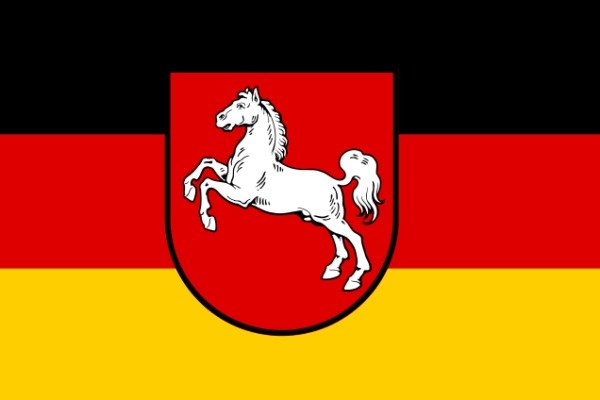 Flagge Niedersachsen 300 x 450mm