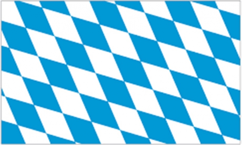 Flagge Bayern 300x450mm ohne Wappen
