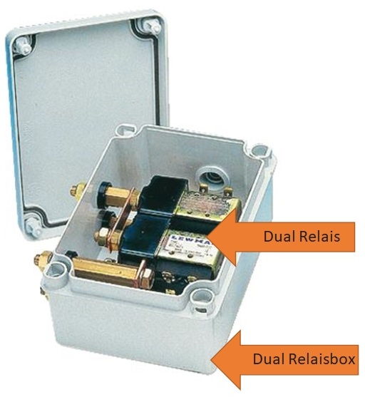 Dual Relais fr Motor- Getriebeeinheit V5/12V Lewmar