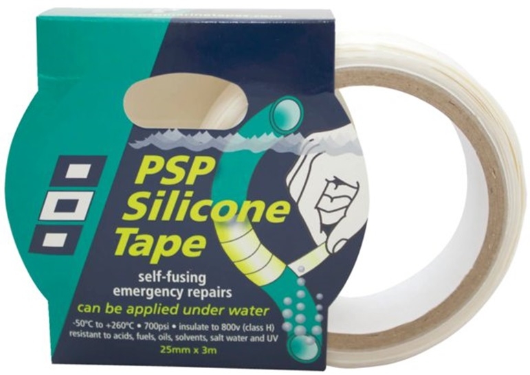 Silicone Tape bei Lecks in Wasser- oder Auspuffrohren Farbe blau