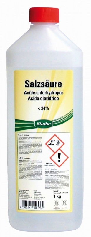 Salzsure 24% 1 Liter