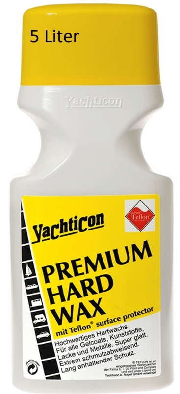 Yachticon Premium Hard Wax mit Teflon surface protector 5 Liter