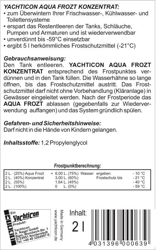 yachticon frostschutzmittel