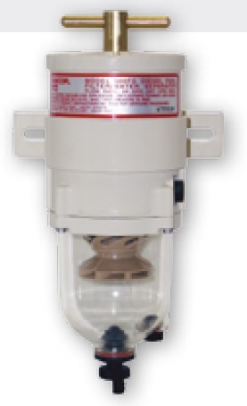 Dieselfilter Heavy duty Turbine Dieselfilter, mit Wasserseparator und Klarsichtbehlter 341L/h