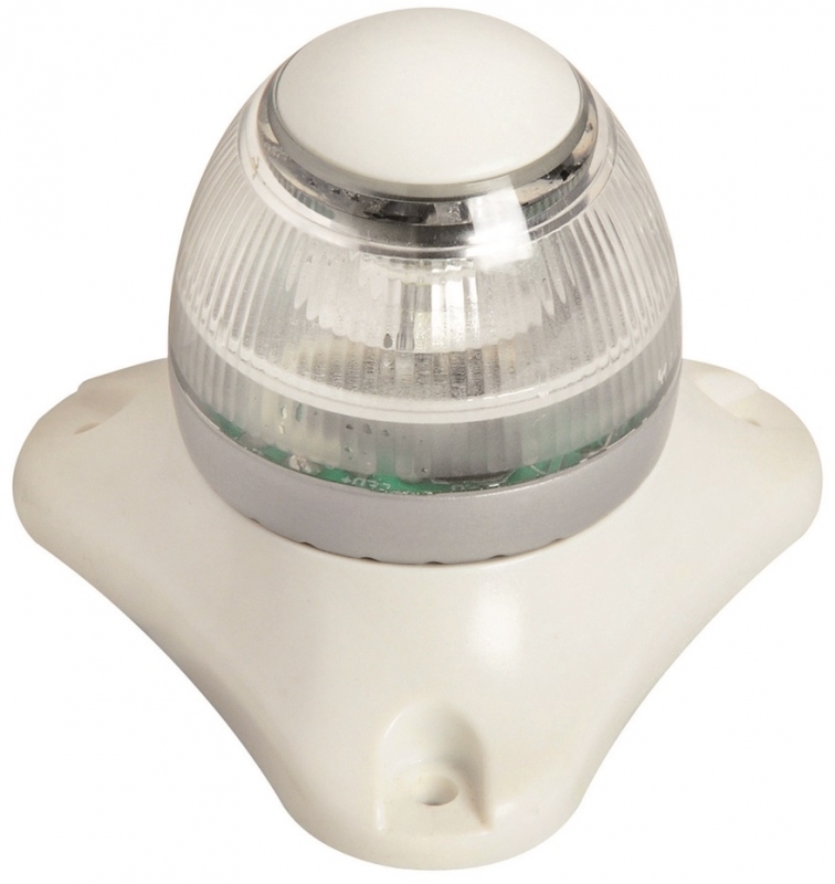 LED Navigationsbeleuchtung Sphera ll hat einen Leuchtbereich von 360 bis 20m, wei, Ankerlicht