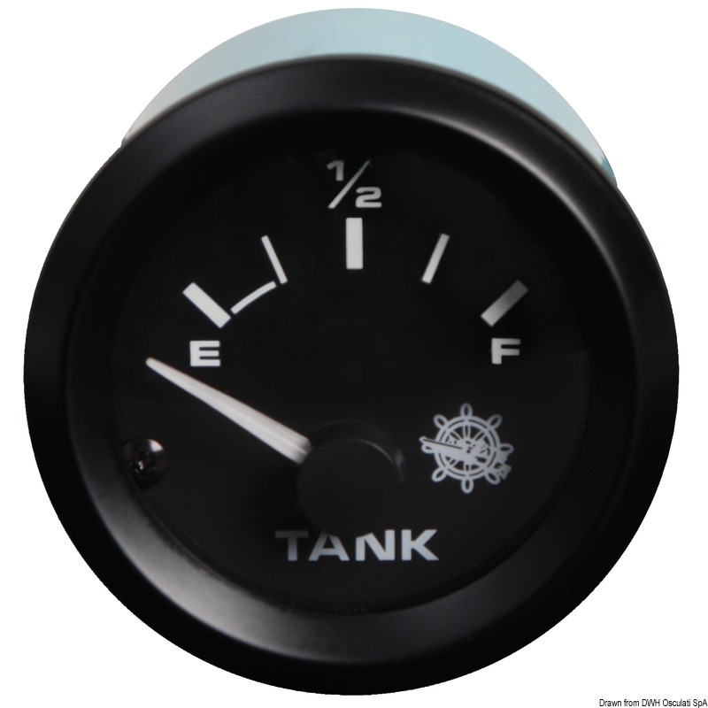 Tank - Anzeige Aufschrift TANK fr jede Flssigkeit geeignet Widerstand 10-180 Ohms VDO Norm