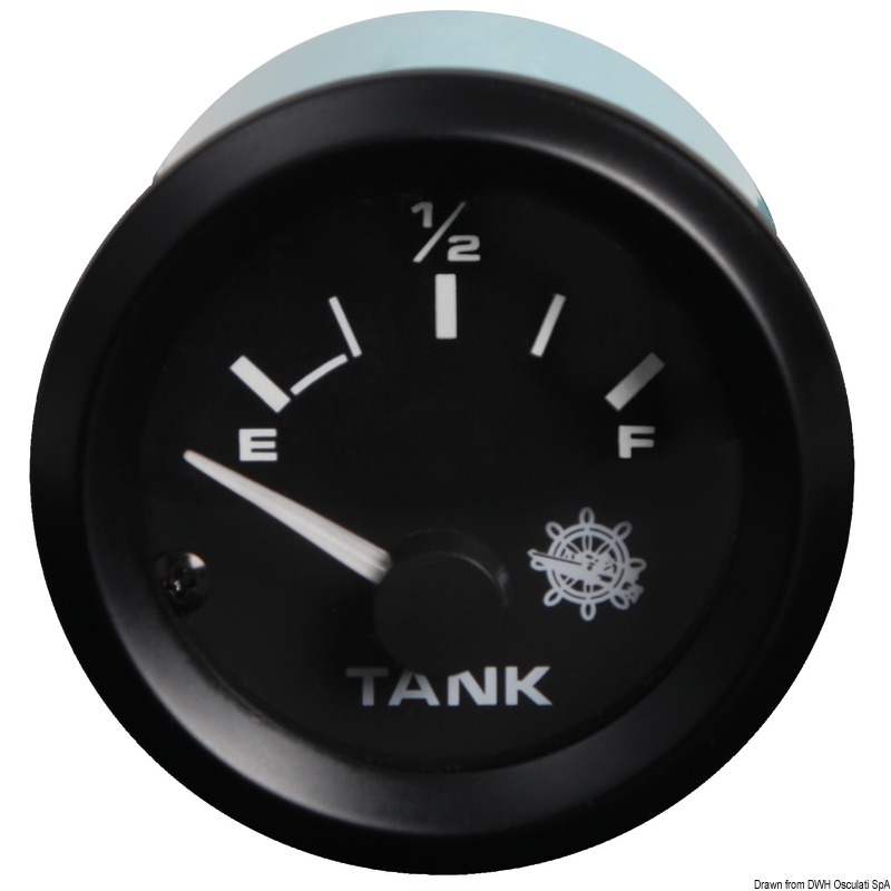 Tank - Anzeige Aufschrift TANK fr jede Flssigkeit geeignet Widerstand 240-33 Ohms US Norm