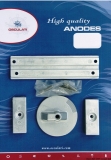 Anoden-Set MERCURY VERADO 4  OPTIMAX Anoden-Set MERCURY Aluminium