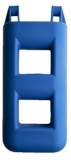 Treppenfender 2-Stufen: 25 x 12 x 55 cm - 3,0 kg Farbe: blau