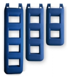 Treppenfender 4-Stufen: 25 x 12 x 95 cm - 5,0 kg blau