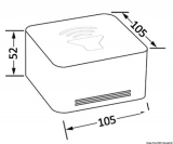 Membran-Bootshupe Q Box Ausfhrung verchromt