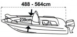 Bootsabdeckplane Bootslnge 488-564 cm Breite 239