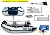 Schlauchboot 290 Sens Allpa fester Alu/PVC-Boden fr Auenborder bis 10PS