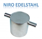 Wassersammler NIRO Edelstahl 304 vertikale fr 60mm Schlauch