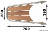 Bugspriet Modell mit ausziehbarer Leiter, zwei Stufen