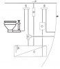 Fkalientank-Satz  Tank mit eingebauter Fkalienpumpe 12 V und Zubehr 50 L