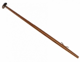 L= 600 mm Flaggenstock Lackiertes Holz, 22 mm, mit Kunststoffklampe