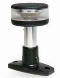 LED Navigations- Stablaterne 360 NIRO-Rohr mit  ABS-Fu L=100mm, 12V