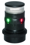 Aqua Signal Serie 34 LED Dreieinigkeit + Anker Tricolor + Anchor Gehuse schwarz  Licht 135 2x 112,5 360