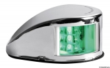 Mouse LED-Navigationslichter bis 20m Bootslnge Gehuse Edelstahl poliert Steuerbord Grn