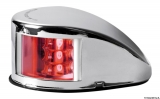 Mouse LED-Navigationslichter bis 20m Bootslnge Gehuse Edelstahl poliert Backbord Rot