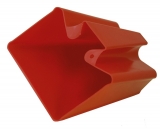 Wasserschaufel Rot aus Kunststoff Ösfass sehr flexiblem Kunststoff