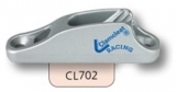 Clamcleat Baumklemme silber- fr 3 - 6mm Tauwerk - mit Leitse CL702