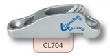 Clamcleat Baumklemme silber- fr 3 - 6mm Tauwerk - mit Leitse CL704