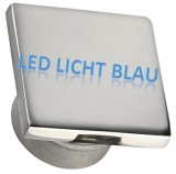 LED-Deckenleuchten, Einbau  Farbe LED blau viereckig 0,5W Licht unten